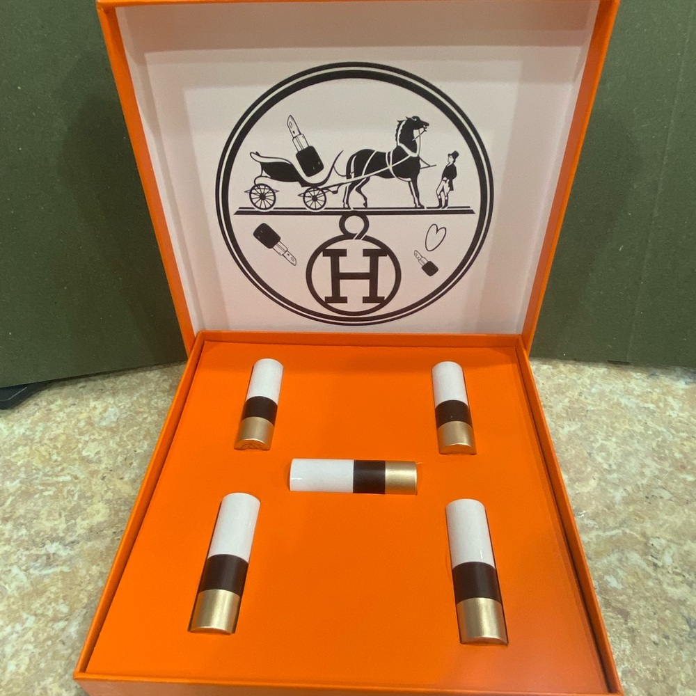🩷SOLD🩷Hermes 5 x 1.5g Pack Shades Lipstick Limited Edition NIB - Picture 2 of 11